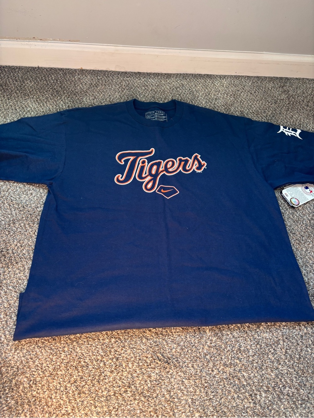 Men’s Nike Detroit Tigers Practice T Shirt Size Large